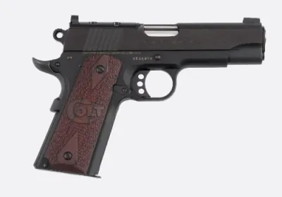 Colt lightweight commander 45 acp 4.25" 8rd anodized blued