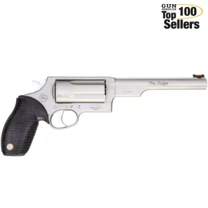 TAURUS Judge .45 Colt/.410 Bore 6.5in 5rd Stainless Revolver (2-441069MAG)