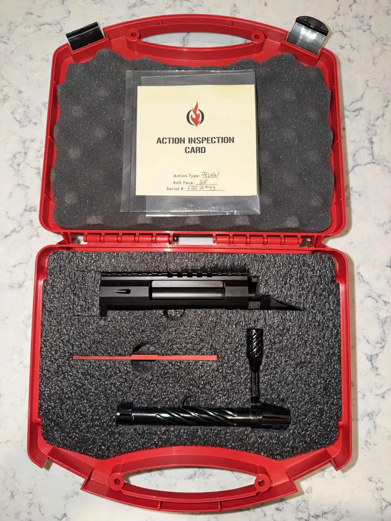 Falkor Defense 7even Short Action LH 308 bolt face