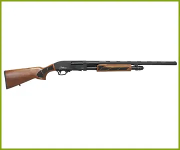 IVER JOHNSON PUMP 12GA 3in. - 30in.VR BLACK WALNUT