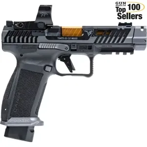 CANIK TTI Combat Smoke 9mm 4.6in 18rd Semi-Auto Pistol w/MeCanik M03 Optic