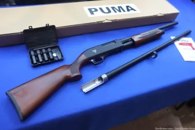 LEGACY PUMA Shotgun Combo 12GA 20" & 28" Walnut Stock Field & Defense Model