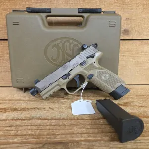 FN 502 Tactical 22LR 4.5" Thrd Bbl FDE