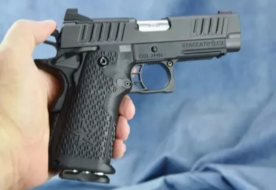 STI Staccato 2011 C2 DPO Dawson Precision Optic 9mm 3.9" barrel 1911 Current Bid $1,405.00
