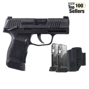 SIG SAUER P365 TacPac 9mm 3.1" Pistol w/Holster 365-9-BXR3P-MS-TACPAC-10