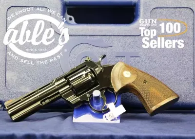 Colt Python Revolver PYTHON-BP4WTS, 357 Mag, 4.25", Walnut Grips, 6 Rd, NIB