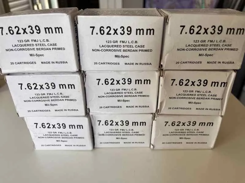 Ammo lot (5.56, 300 BLK, 7.62x39, 243, 223, 45) for sale in Austin Texas
