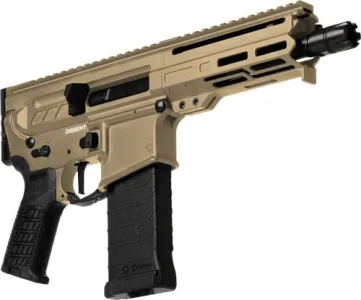 CMMG PISTOL DISSENT MK4 5.7X28 - MM 6.5in. 32RD COYOTE TAN