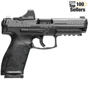 H&K VP9A1 F 9mm 4.5in 17rd/20rd DAO Pistol w/ Holosun SCS Red Dot 81001123