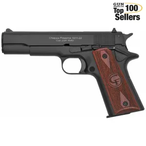 CHIAPPA FIREARMS 1911 Full Size 22LR Semi-Auto 5" 10rd Handgun, Black