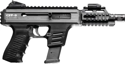 4PEAKS CZECH WEAPONS CSV-9 9MM 4.75 BLK 15RD