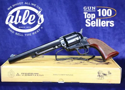 Uberti 1873 Cattleman Hunter Revolver 345495, 45 Colt, 7.5", Walnut, NIB