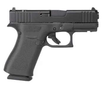 GLOCK 43X FS MOS 9MM PISTOL, BLACK