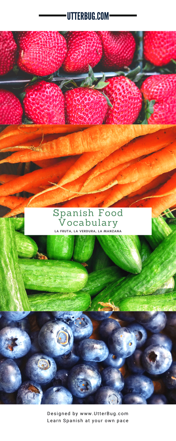 Infographics of Spanish Food Vocabulary