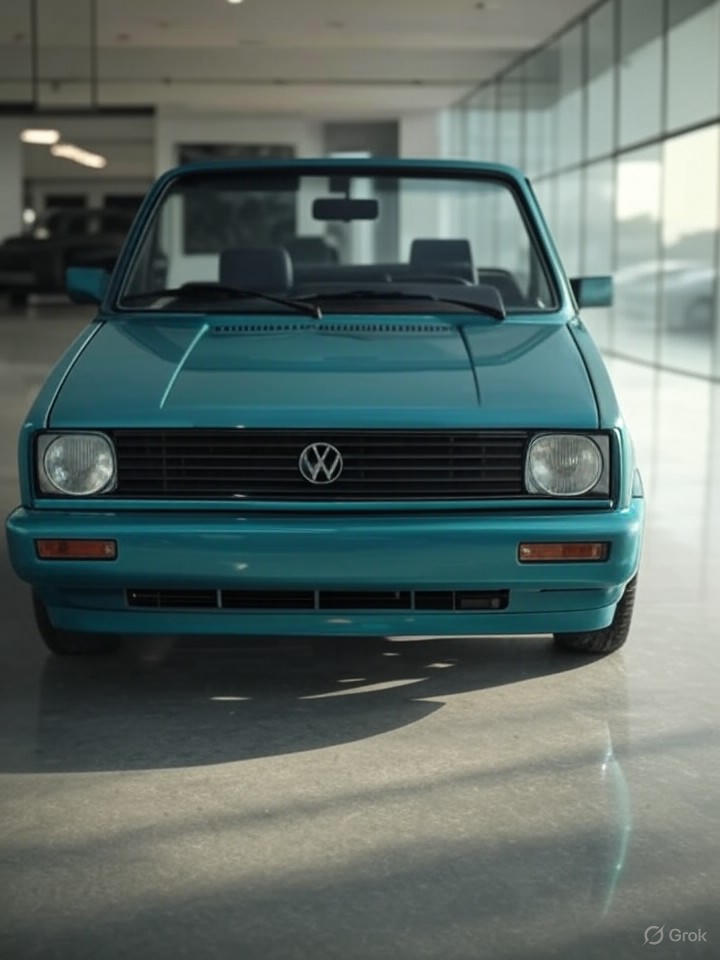 Illustration of a 1992 Volkswagen Cabriolet Cabriolet