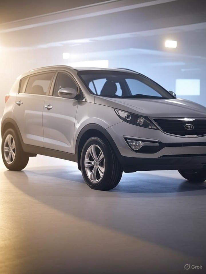 Illustration of a 2009 Kia Sportage