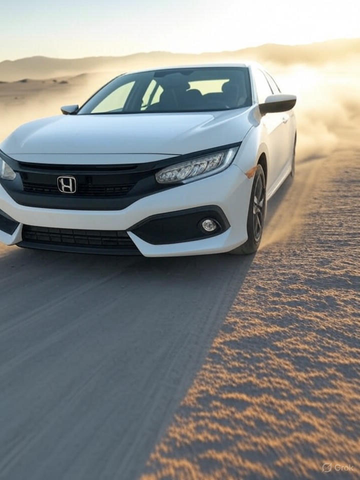 Illustration of a 2017 Honda Civic Civic 2Dr