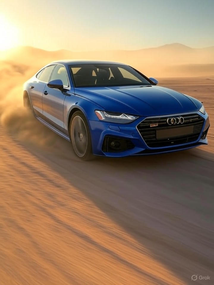 Illustration of a 2021 Audi S7 S7