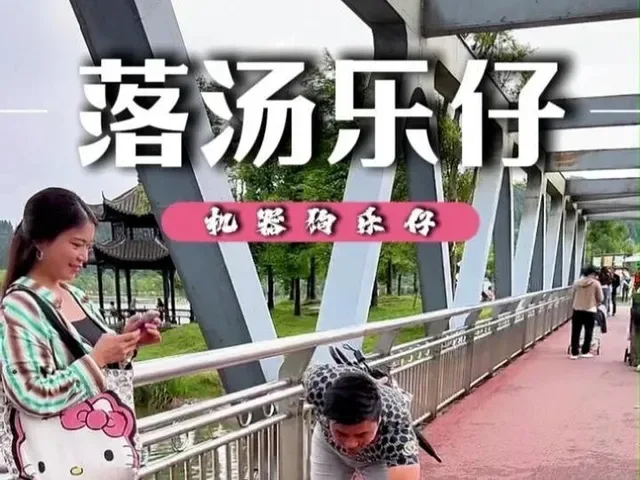 Douyin video: Lazi got drenched when going out! by Robot Dog Lazi