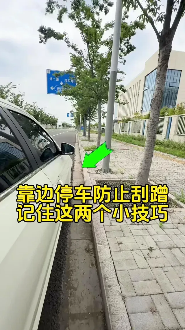 Douyin video: Tips to Prevent Scratches When Parking by the Curb by Xiao Yang Teaches Driving