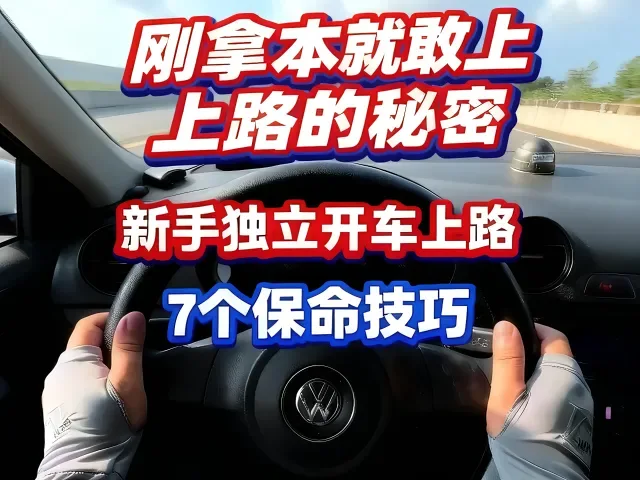 Douyin video: Master these 7 points, and beginners can drive independently! by Driving School Coach Xie