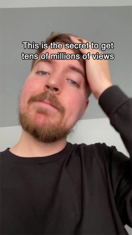 TikTok video by @mrbeast using the sound Bad Guy