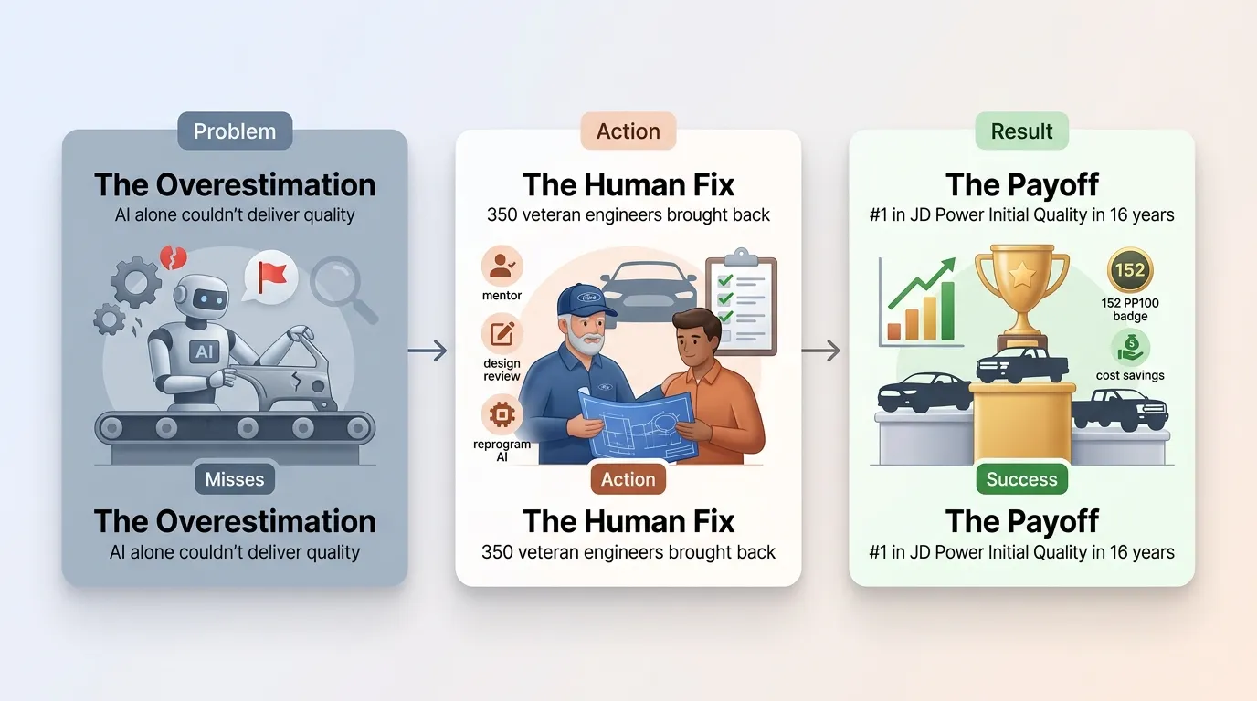 Ford Hired Back 350 Veteran Engineers After Its AI Could Not Fix Quality Problems