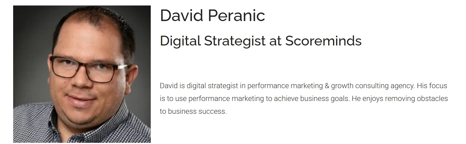 David Peranic David Peranic - Best SEO Experts to Follow