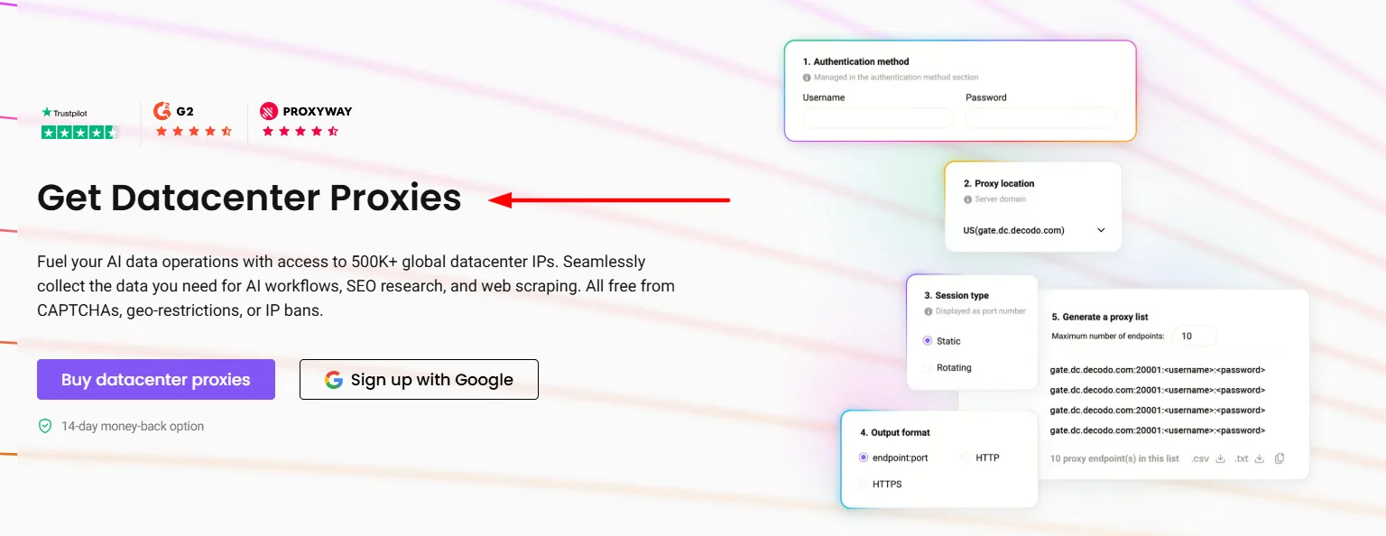 Decodo Coupon Code datacenter proxies