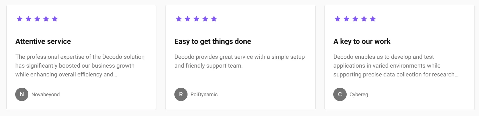 Decodo Coupon Code testimonial