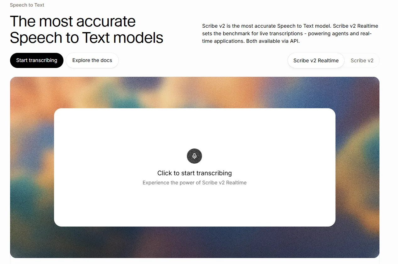 Elevenlabs speech to text Elevenlabs speech to text