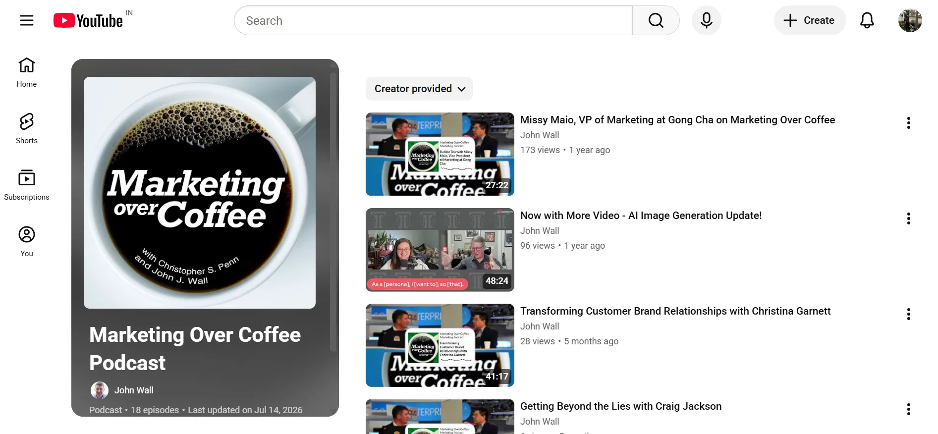 Marketing Over Coffee