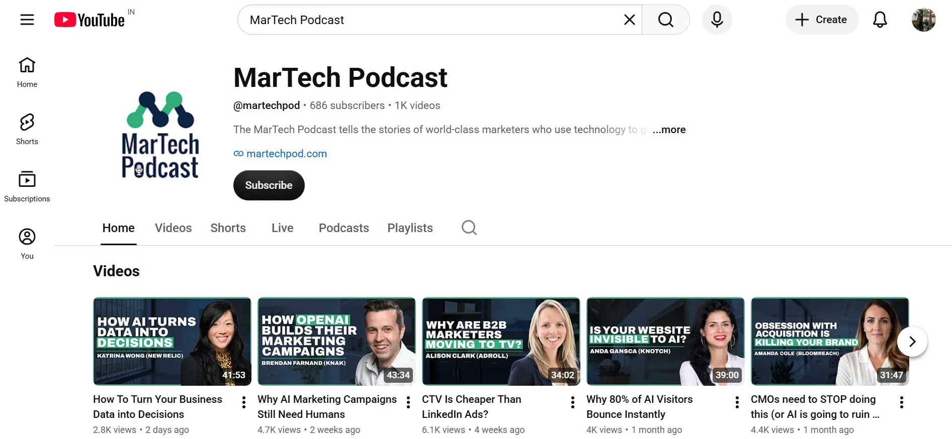 MarTech Podcast