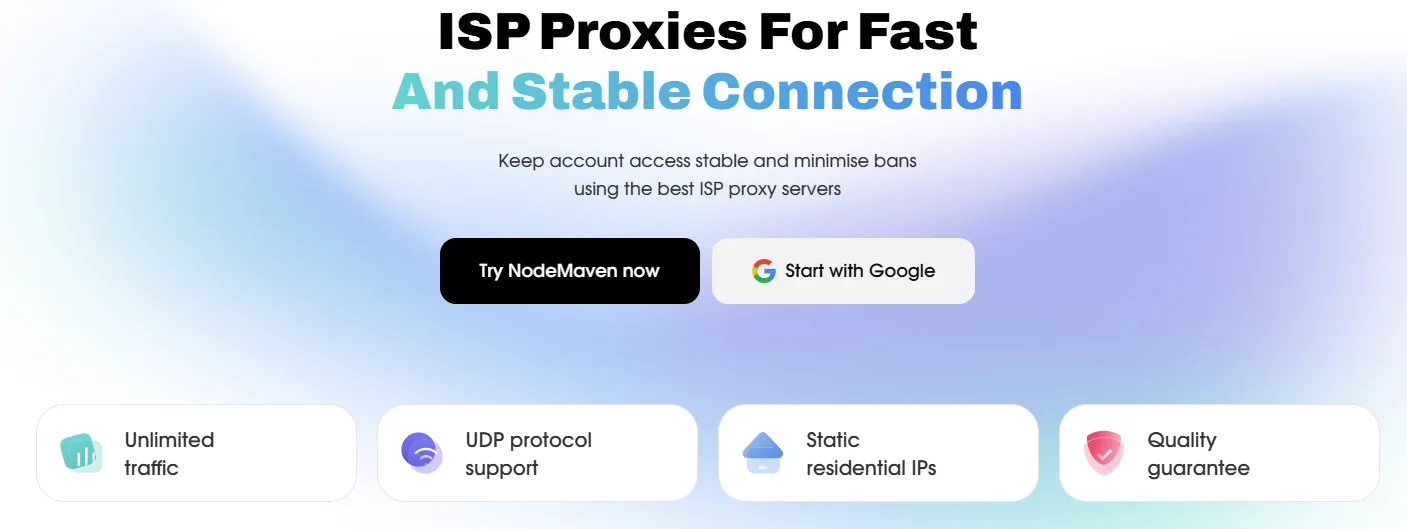 NodeMaven Coupon Code ISP proxies