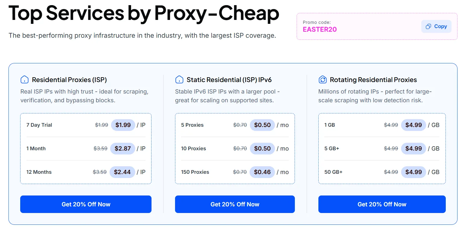 ProxyCheap Coupon Code 1 ProxyCheap Coupon Code 1