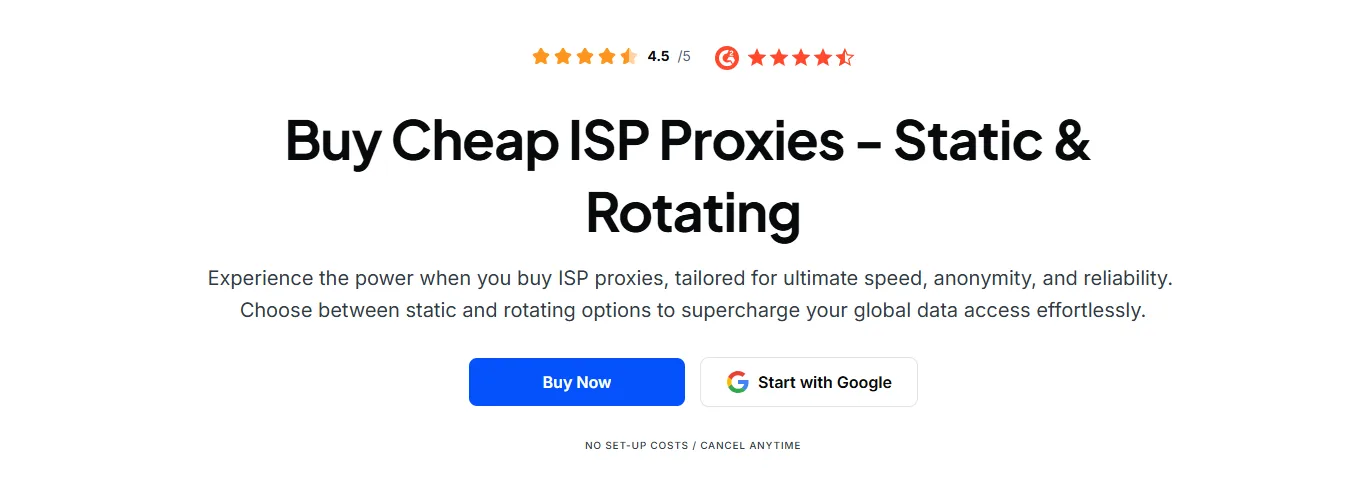 ProxyCheap Coupon Code ISP