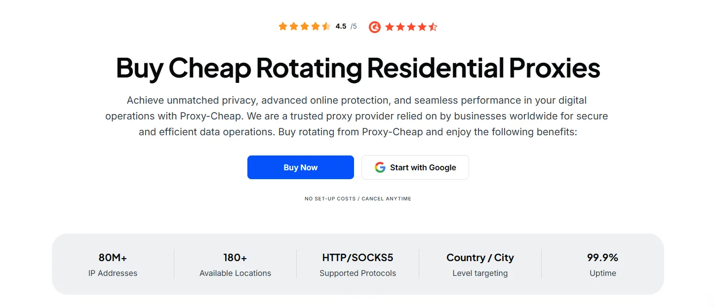 ProxyCheap Coupon Code residential