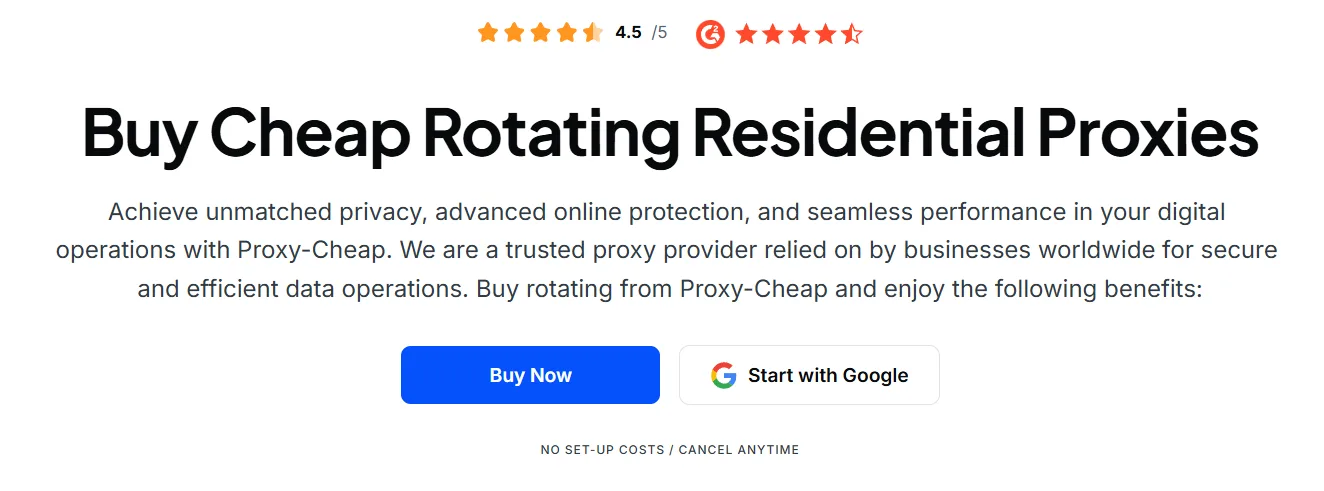 ProxyCheap Coupon Code Rotating