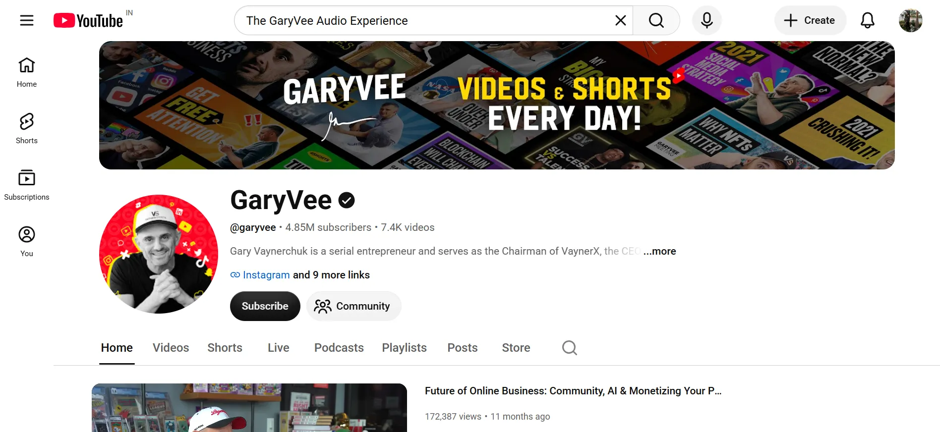 The GaryVee Audio Experience