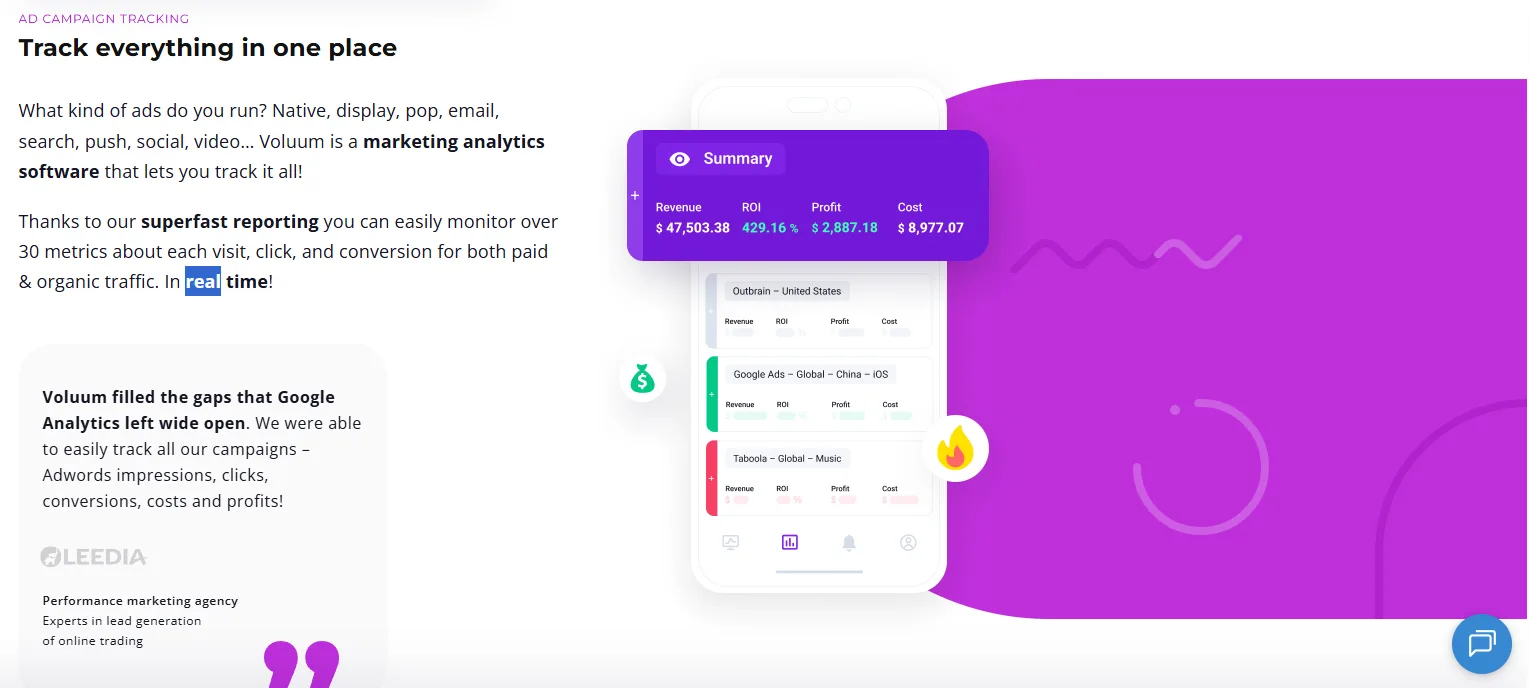Voluum Coupon Code real time