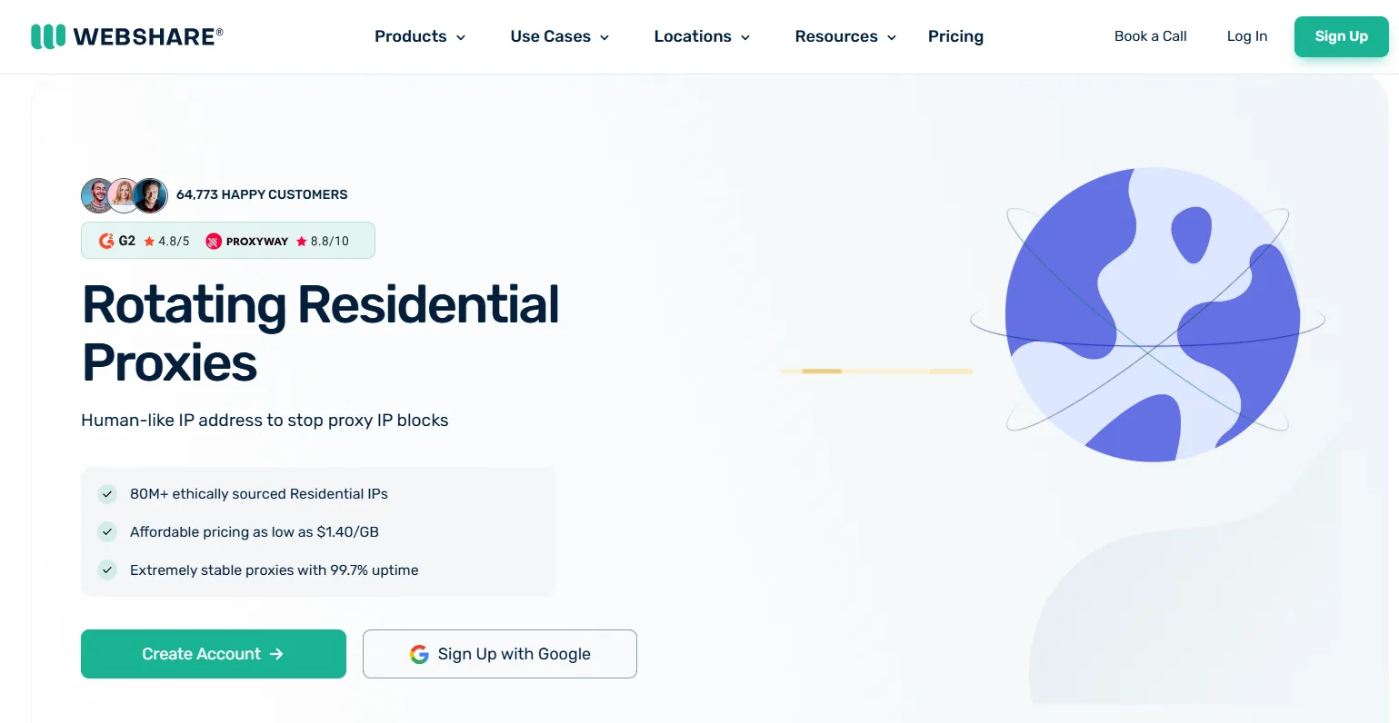 Webshare Coupon Code rotating residential proxies