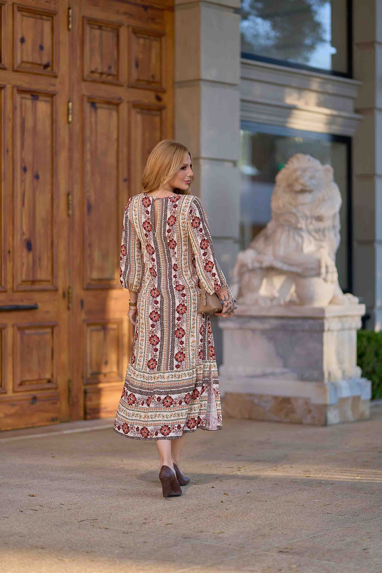 Vestido Etampa Listra Com Flor
