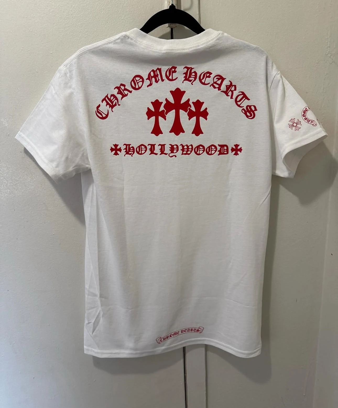 Hollywood White Red Pocket T-Shirt